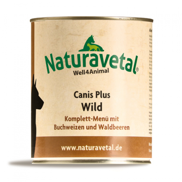Naturavetal Canis Plus Wild 820g